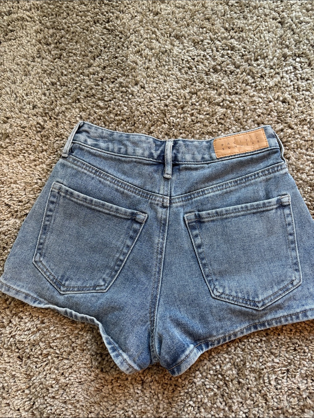 Pacsun Classic High-Waist Denim Shorts - Blue - Picture 3 of 5